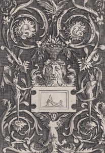 Ornamental Panel, ca. 1514-36. av Agostino Veneziano