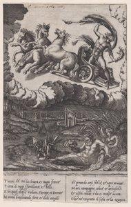 Phaeton, ca. 1514-36. av Agostino Veneziano