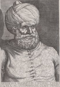 Portrett av Barbarossa, 1535. av Agostino Veneziano