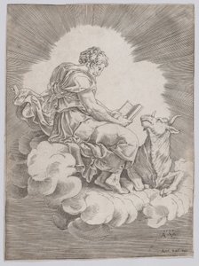 Saint Luke, 1518. av Agostino Veneziano