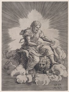 Markus, datert 1518. av Agostino Veneziano