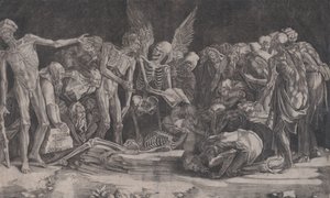 Skjeletter, datert 1518. av Agostino Veneziano