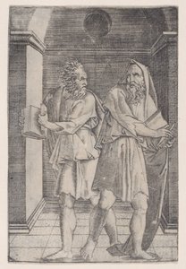 Filosofene, ca. 1514-36. av Agostino Veneziano