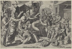 Samler manna av Agostino Veneziano