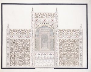 En del av Taj, ca. 1815