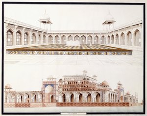 Secundra, ca. 1815 av Agra School