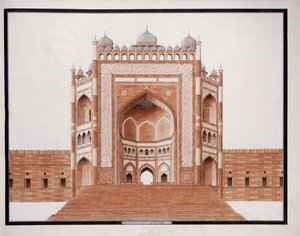 The Gateway at Futtypore, Sicri, ca. 1815