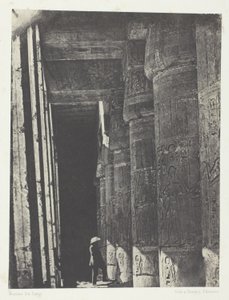 Medinet-Habou, Galleriet i Ramses-Méiamoun-palasset; Theben av Aimé Rochas
