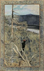 Flott svart spett av Akseli Gallen-Kallela