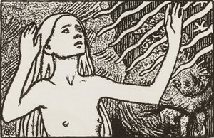 Bedende pike av Akseli Gallen-Kallela