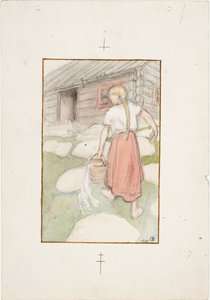 Den vakre Venla av Akseli Gallen-Kallela