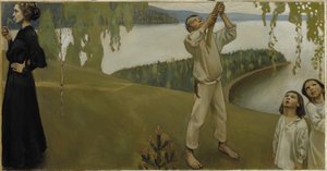 Våren, 1903 av Akseli Gallen Kallela