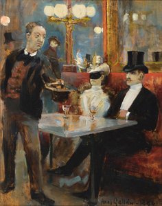 På en kafé i Paris av Akseli Valdemar Gallen-Kallela