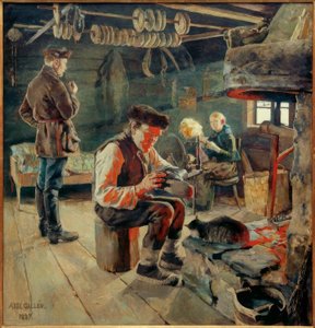 Bauernstube av Akseli Valdemar Gallen Kallela