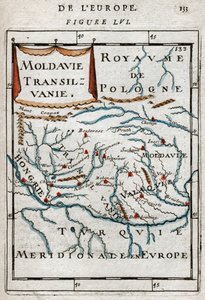 Kart over Romania 1683