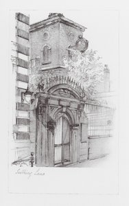 London Lanes: Seething Lane (lito)