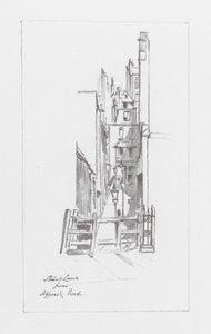 London Lanes: Strand Lane (litografi)