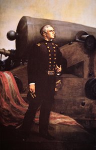 Portrett av major Robert Anderson (1805-71) (litho) av Alban Jasper (after) Conant