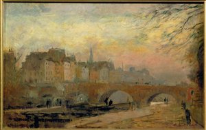 Quai de Paris (olje på lerret) av Albert-Charles Lebourg
