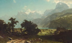 Lake Lucerne av Albert Bierstadt
