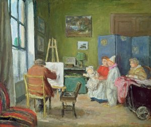 Renoir maler familien sin, Rue Caulaincourt