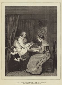 En gammel Huguenot av Albert Anker