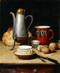 Stilleben: kaffe og poteter, 1897