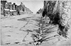 The High Street, Flandern, 1898. av Albert Baertsoen