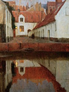 Little Town on the Edge of the Water, ved skumring, 1899
