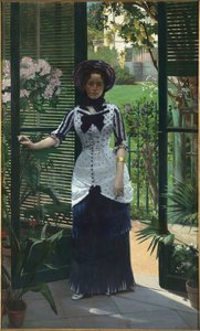 I drivhuset I drivhuset, ca 1881. av Albert Bartholomé