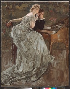 Hvor la jeg billettene?, 1906 av Albert Beck Wenzell