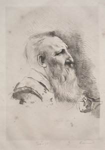 Auguste Rodin, 1900. av Paul Albert Besnard