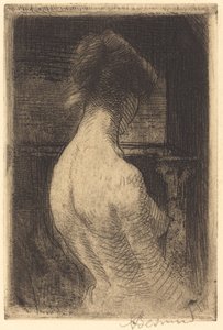 Baksiden av en kvinne (Dos de Femme) av Albert Besnard