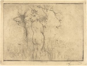 Kvelden før epletreet av Albert Besnard