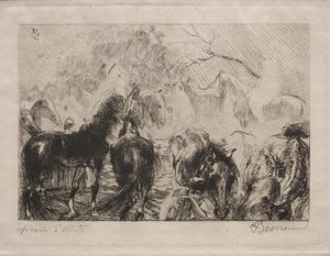 Hestemarked i Alger, 1898. av Paul Albert Besnard