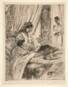 Lunsj (eller, Happy Maternity) [Lunsj (eller, Happy Maternity)] av Albert Besnard