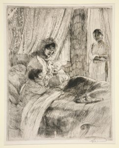Lunsj, eller Happy Maternity av Albert Besnard