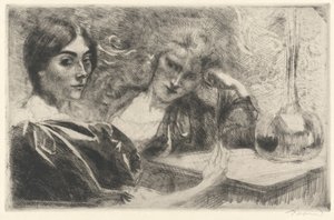 Morfinavhengige (morfinomaner) av Albert Besnard