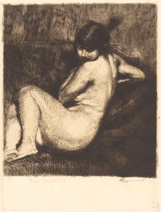 Den fjærkledde turbanen av Albert Besnard