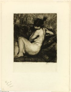 Plumed Turban av Albert Besnard