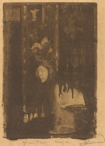 Kvinne med vase (La femme au vase) av Albert Besnard