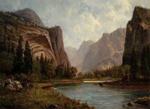 Gates of the Yosemite, ca. 1882. av Albert Bierstadt