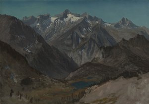 Det store vestlige vannskillet, Sierra Nevada av Albert Bierstadt