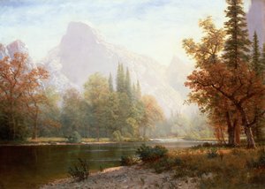 Half Dome, Yosemite av Albert Bierstadt
