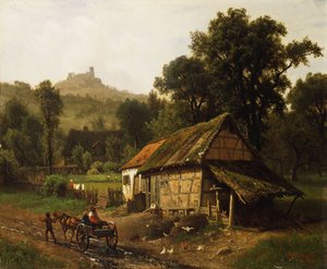 Ved foten, 1861 av Albert Bierstadt