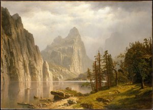 Merced River, Yosemite-dalen av Albert Bierstadt
