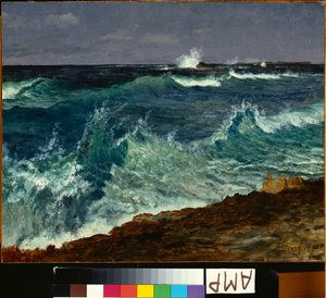 Sjølandskap av Albert Bierstadt