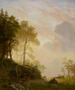 Merced-elven i Yosemite av Albert Bierstadt