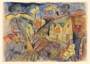 Landsbyboere av Albert Bloch