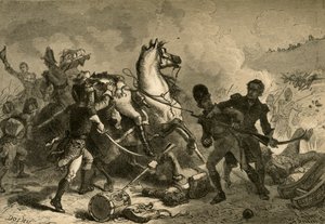 Slaget ved New Orleans - General Pakenhams død, 1878.